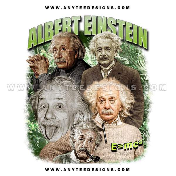 Albert Einstein T Shirt Design File - anyteedesigns