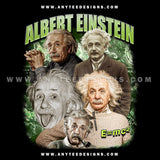 Albert Einstein T Shirt Design File - anyteedesigns