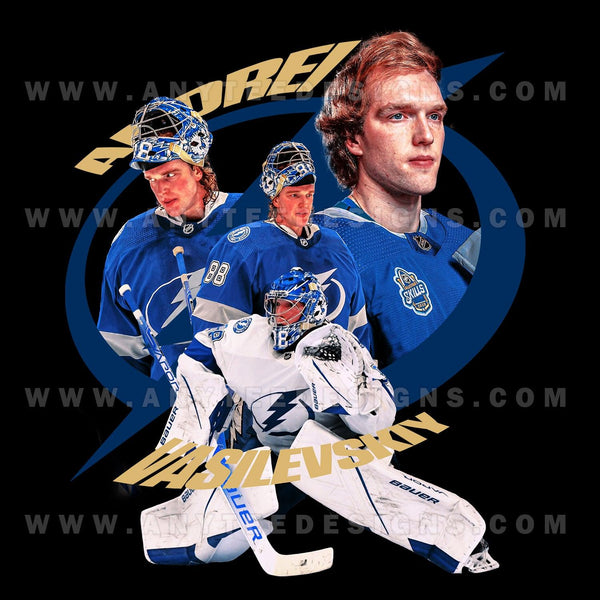 Andrei Vasilevskiy NHL Player T-Shirt Design Printable File - anyteedesigns