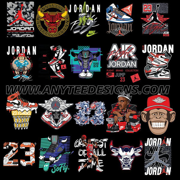 Jordan T- Shirt Design Download Files - anyteedesigns