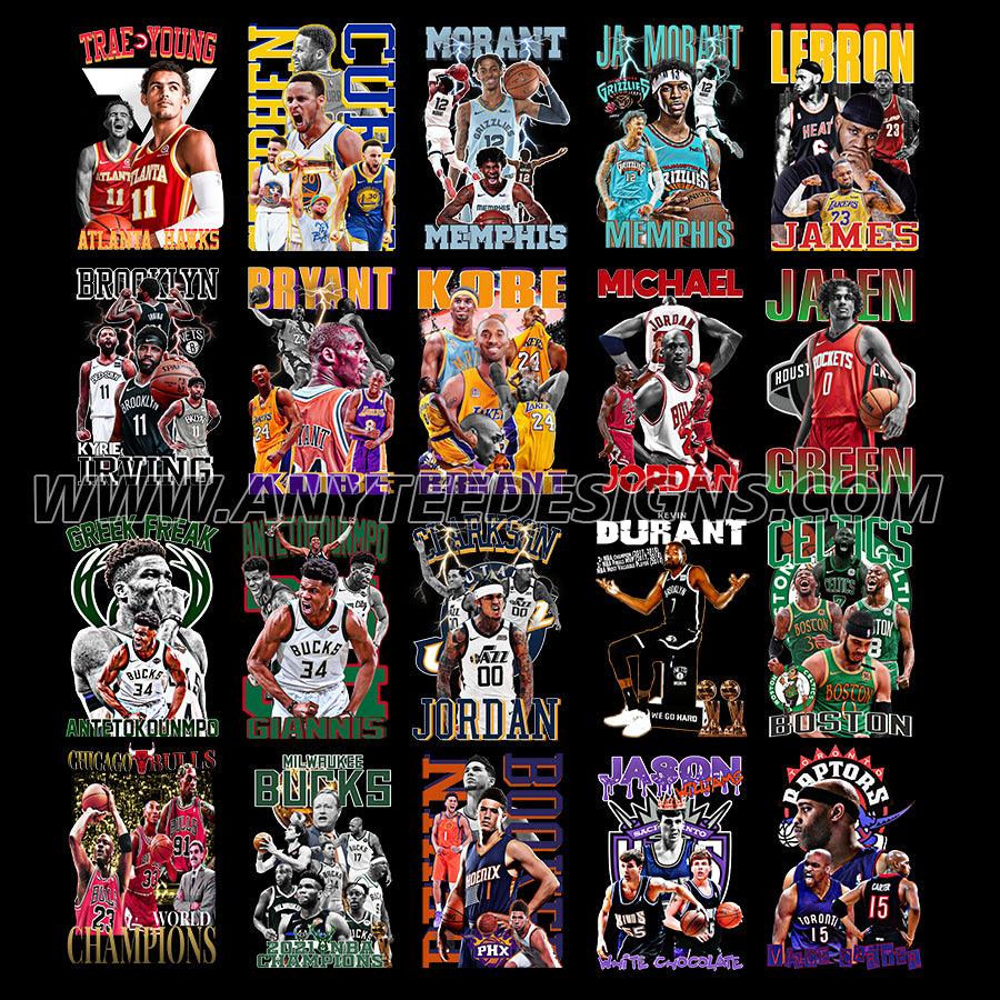 NBA Bootleg T-Shirt Design Portfolio Vol. 1