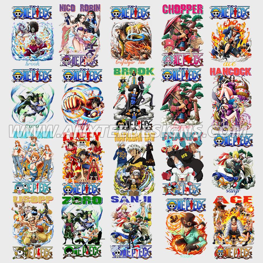 20 One piece shirt Designs Bundle For Commercial Use Part 2, One