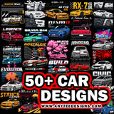 Automotive Car Best Selling T-Shirt Designs Bundle 3 Download File