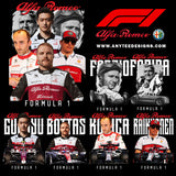 Alfa Romeo Formula 1 F1 Drivers T-Shirt Design Download File Bundle