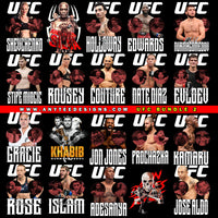 UFC MMA Fighters T-Shirt Design File Bundle 2
