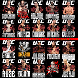 UFC MMA Fighters T-Shirt Design File Bundle 2