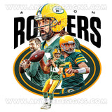 Aaron Rodgers NFL Player T-Shirt Design Printable File - anyteedesigns