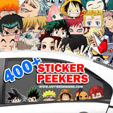 Anime Car Sticker Peekers Design Files (400+ DESIGNS) - anyteedesigns