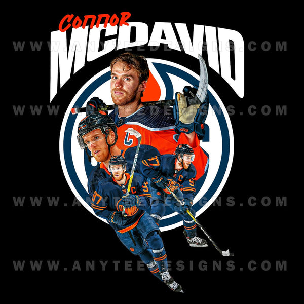 Connor Mcdavid  NHL Player T-Shirt Design Printable File - anyteedesigns