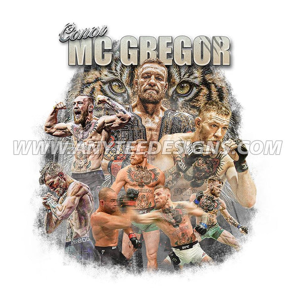 Conor McGregor Bootleg T Shirt Design File - anyteedesigns