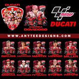 Ducati MotoGP Team Riders T-Shirt Design File Bundle - anyteedesigns