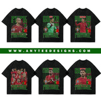 FIFA Portugal National Football Team FPF Players Design Bundle Files - anyteedesigns
