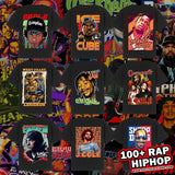 Hiphop Rap Bootleg T Shirt Design Download File Bundle 6 (100 DESIGNS) - anyteedesigns