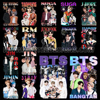 KPOP BT$ Bootleg  T-Shirt Design Download File Bundle 1 - anyteedesigns