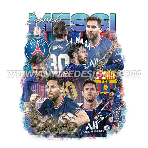 Lionel Messi FIFA Soccer Football Legend T Shirt Design Download File - anyteedesigns