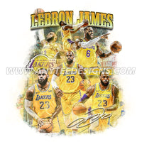 NBA Lebron James Bootleg Design Download File - anyteedesigns