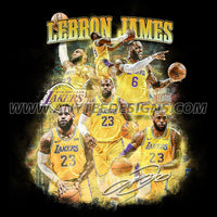 NBA Lebron James Bootleg Design Download File - anyteedesigns