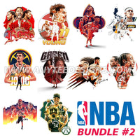 NBA Players T-Shirt Design File Bundle #2 - anyteedesigns