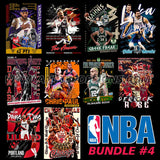 NBA Players T-Shirt Design File Bundle #4 - anyteedesigns
