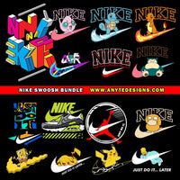Nike Swoosh Air T- Shirt Design Bundle Files - anyteedesigns