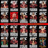 UFC MMA Fighters T-Shirt Design File Bundle 1 - anyteedesigns